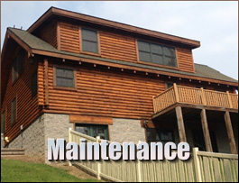  Waynesville, North Carolina Log Home Maintenance